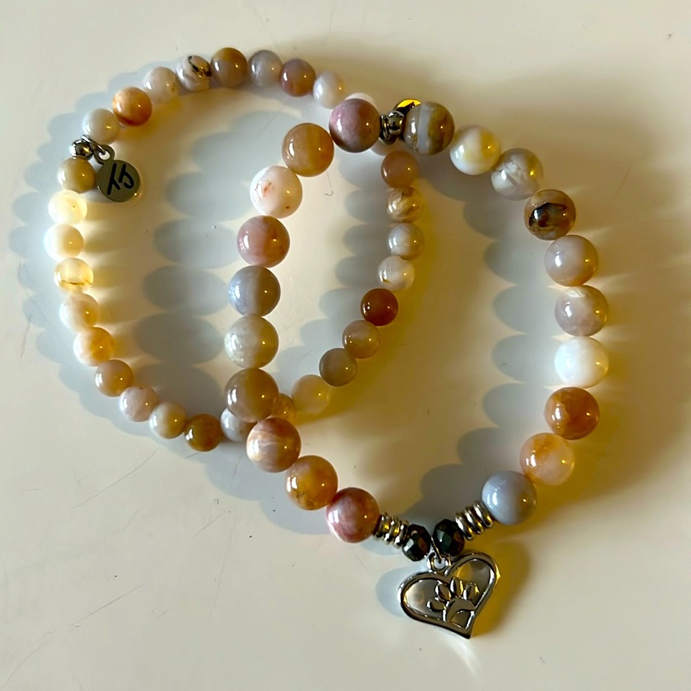 T. Jazelle Silver and Gemstone Bracelet Set
